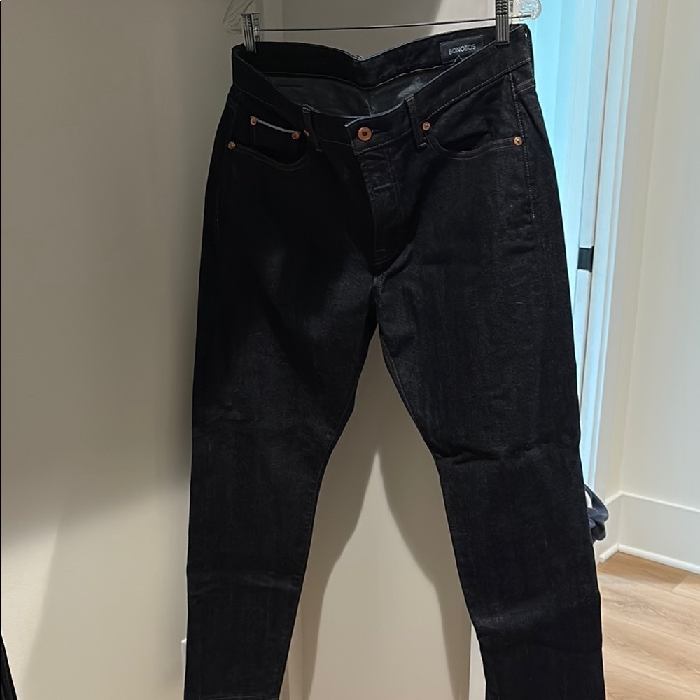 Bonobos Black Skinny Jeans with Classic Fit
